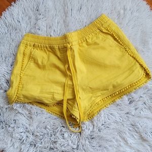 Yellow shorts